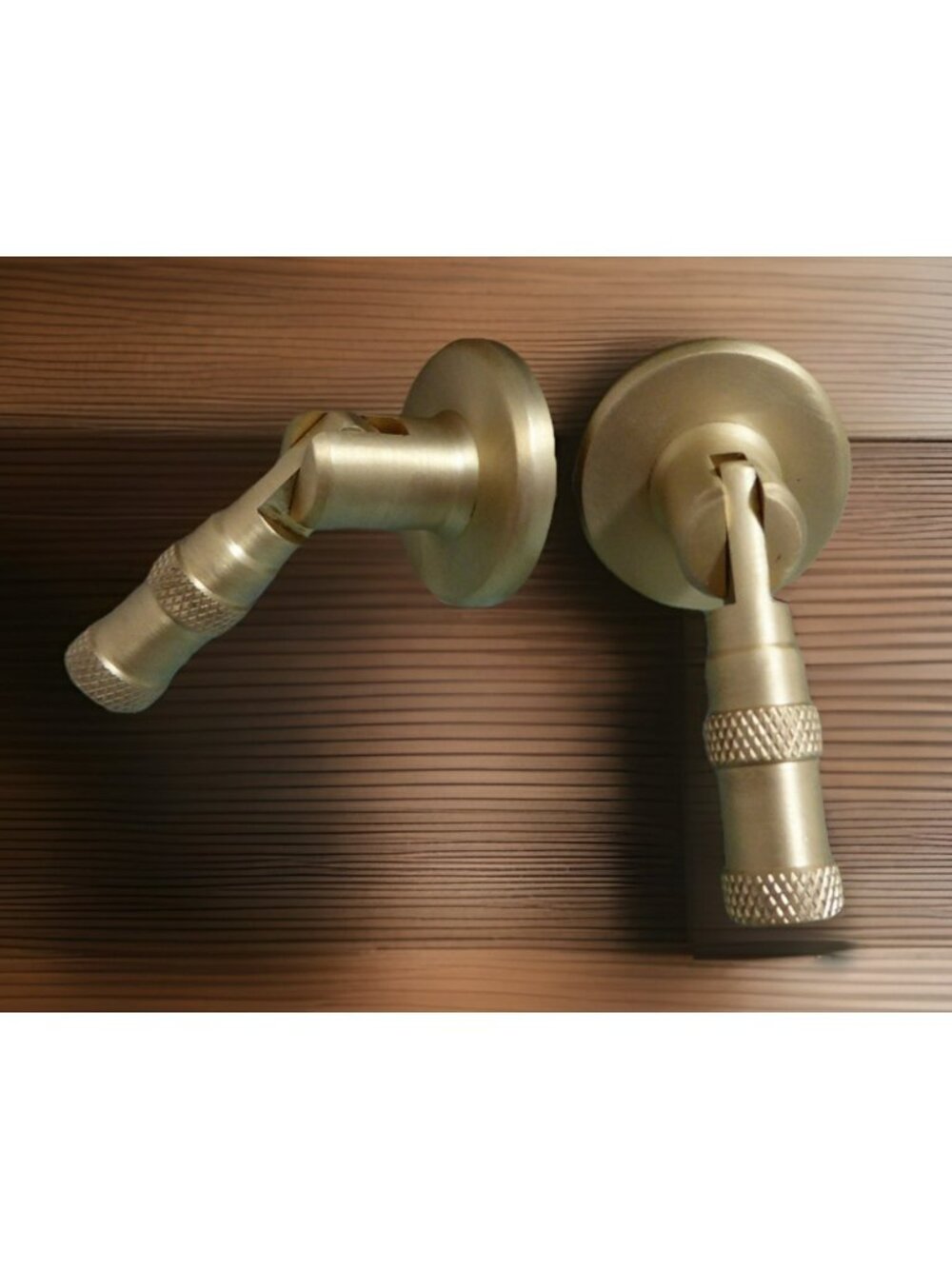 Modern Brass Curtain Tiebacks Wall Mounted Pair Durable Hardware Decorative Gold